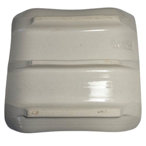 Fran Hogan Santa Fe Rare Horse and Rider Vintage Blue and White Decor Tray Plate - Picture 3 of 5